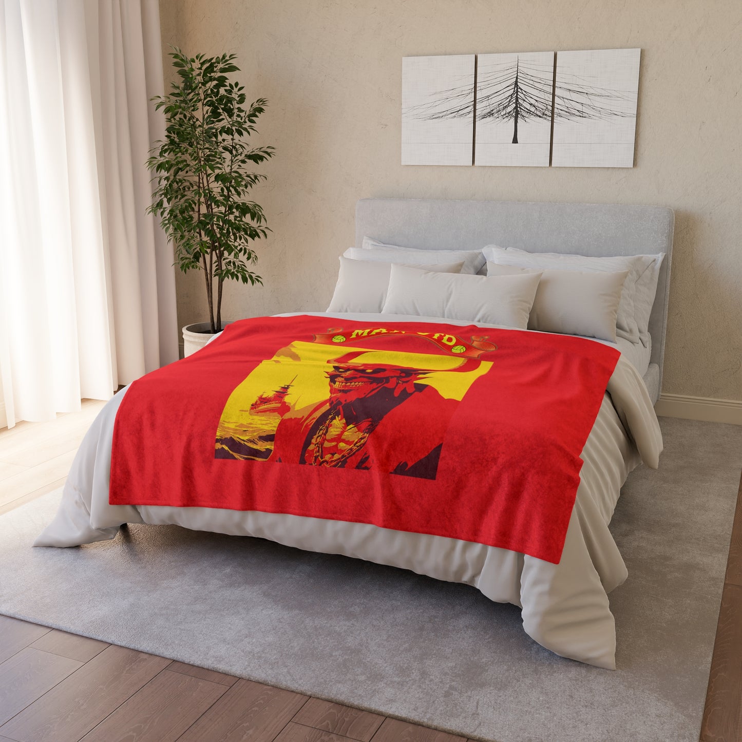 Man UTD Soft Polyester Blanket