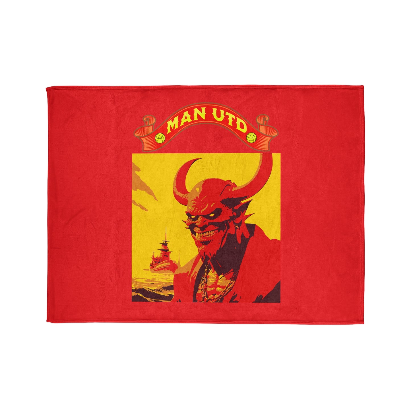 Man UTD Soft Polyester Blanket