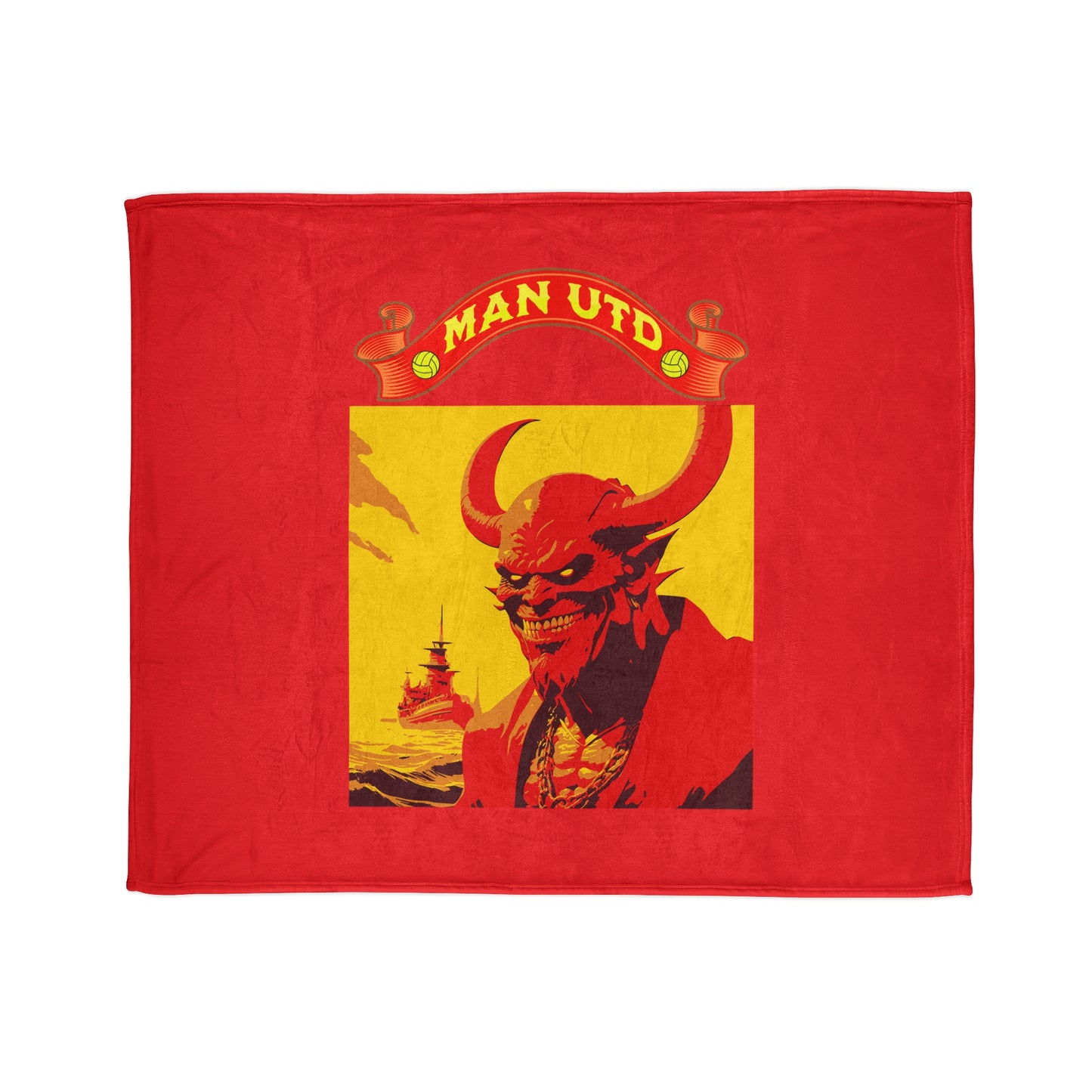 Man UTD Soft Polyester Blanket