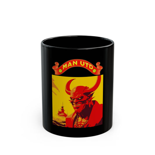 Man UTD Black Mug (11oz)