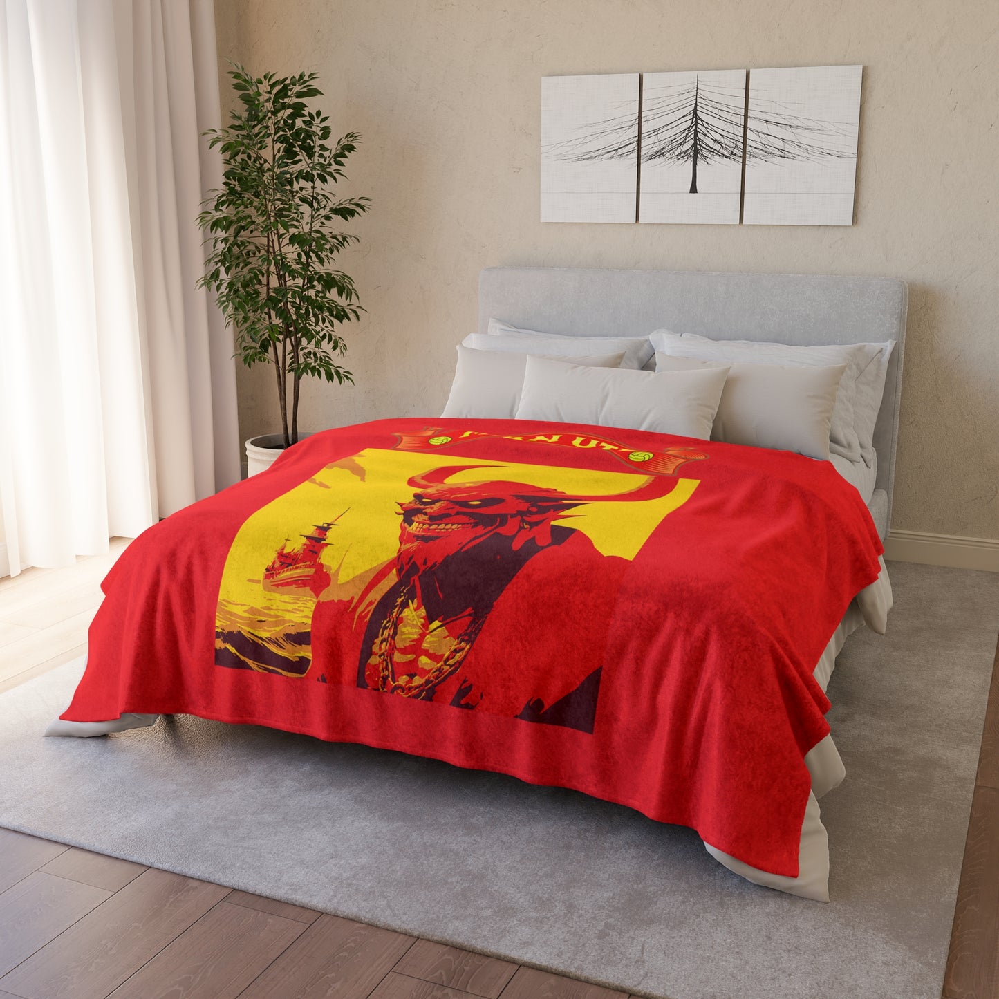 Man UTD Soft Polyester Blanket