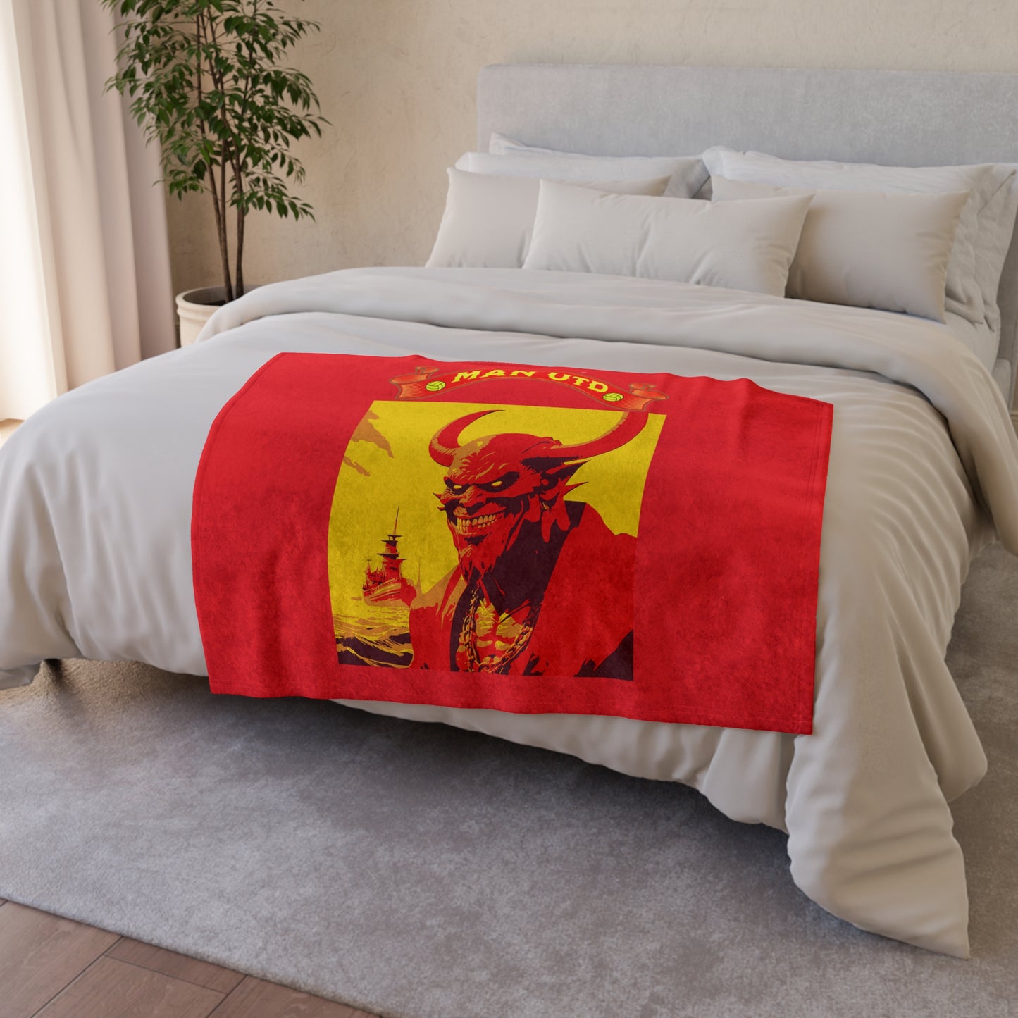 Man UTD Soft Polyester Blanket