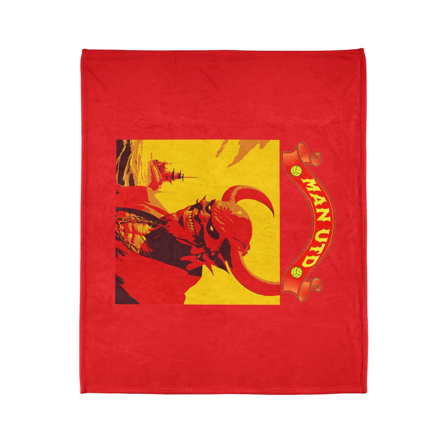 Man UTD Soft Polyester Blanket